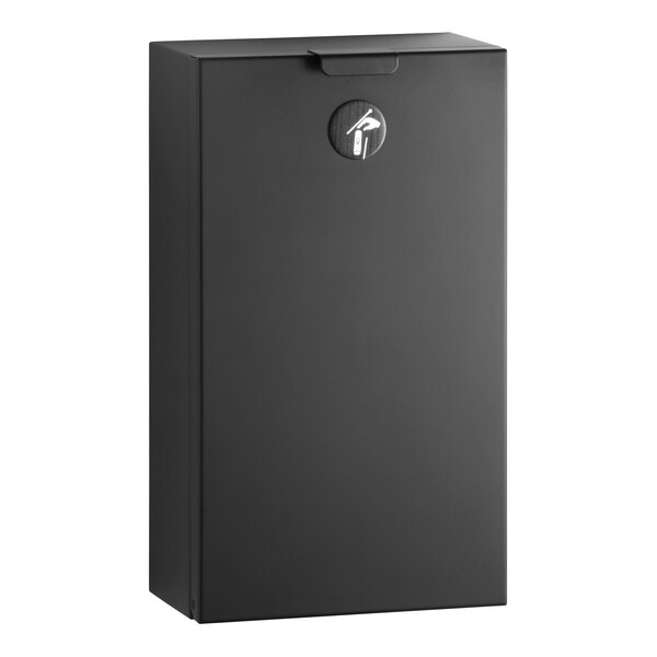 Bobrick B35139.MBLK TrimLineSeries 0.6 Gallon Surface Mounted Sanitary Napkin Disposal