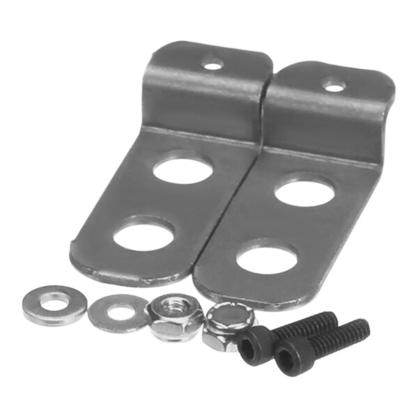 Metro RPSL-LOCKTAB Swivel Lock Tab and Hardware for MBQ Series metal brackets with nuts and bolts.