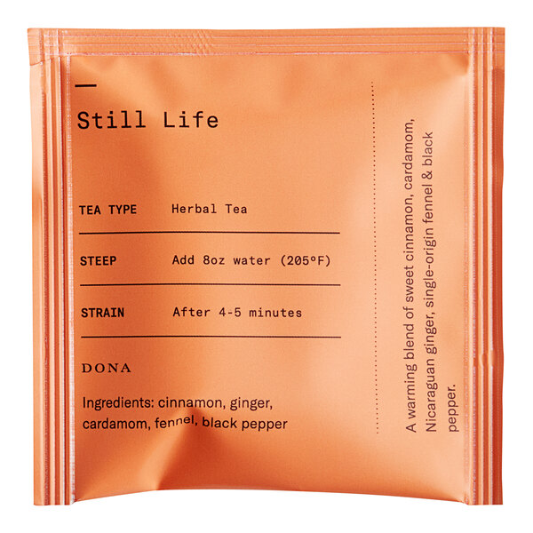 Dona Still Life Herbal Tea Sachet 50/Box