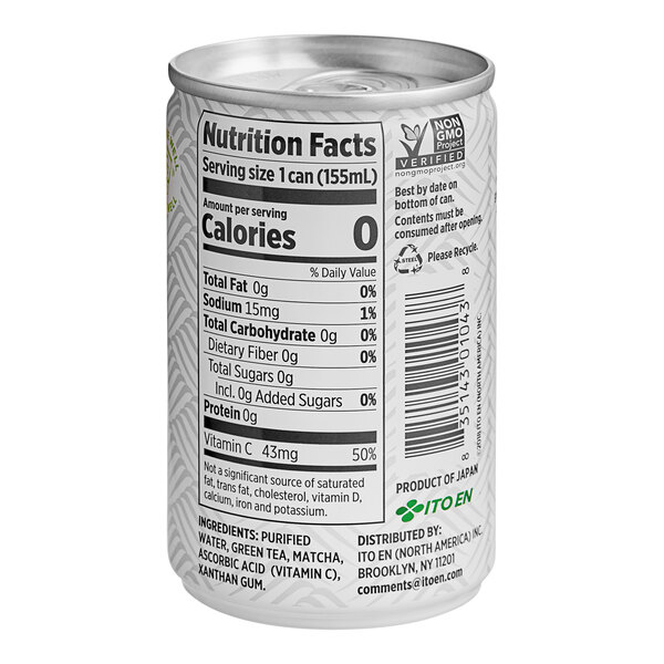 Ito En Matcha Love Unsweetened Matcha Green Tea Energy Shot 5.2 fl. oz