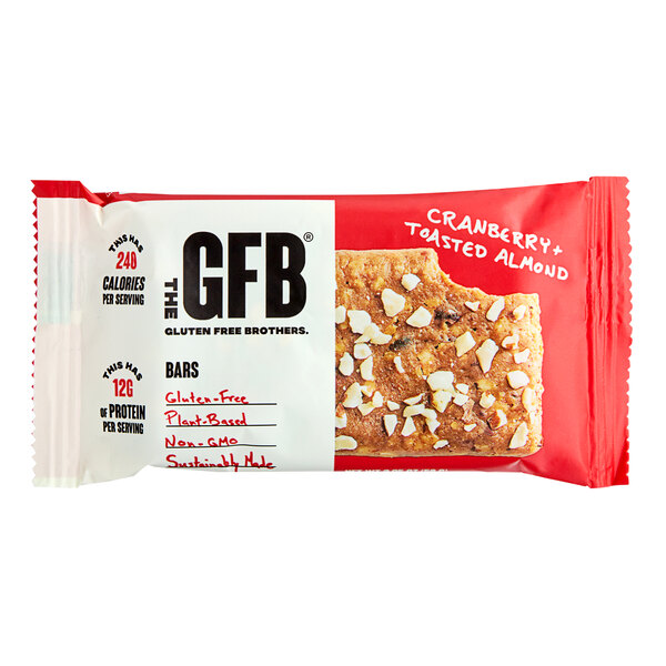 The GFB Cranberry Toasted Almond Bar 2.05 oz. 12/Pack