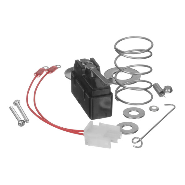 An AccuTemp gas high limit overtemp assembly with springs and wires.