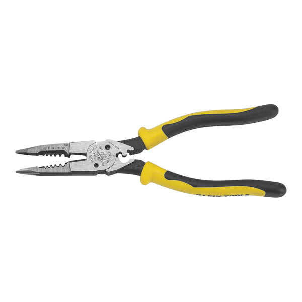 Klein Tools 8 1/2" Journeyman AllPurpose Needle Nose Crimping Pliers