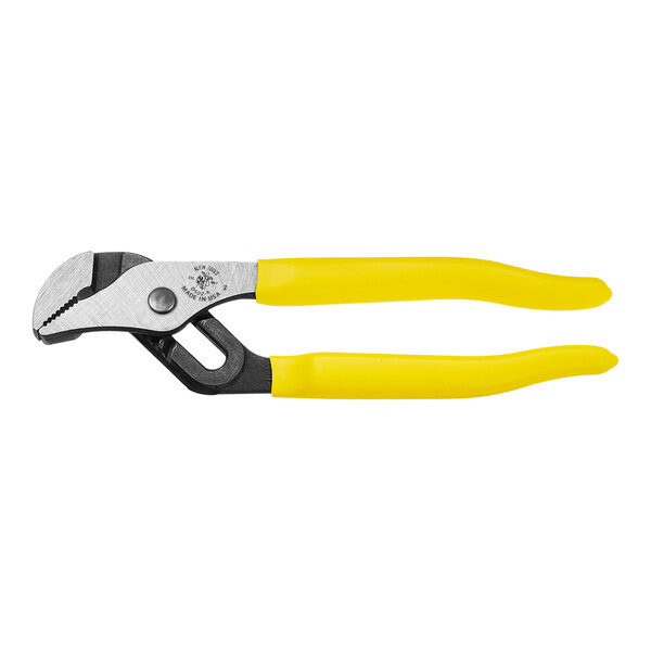 Klein Tools 6" Pump Pliers with yellow and black handles.
