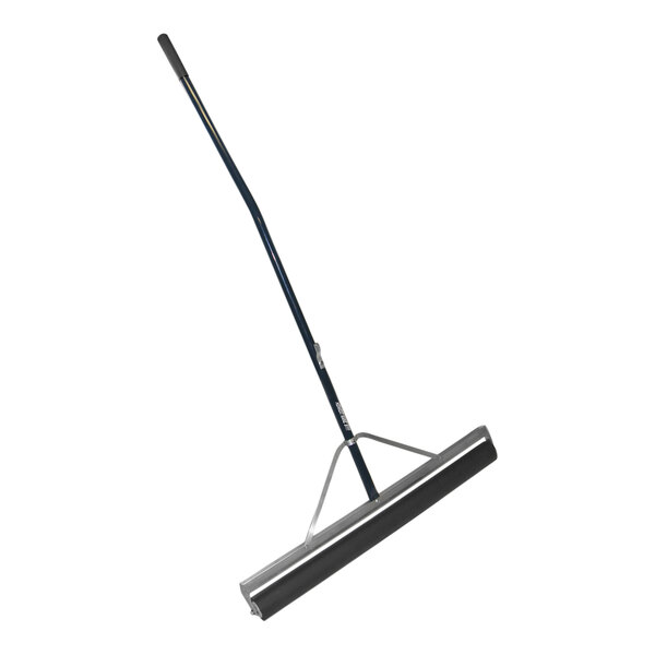 A Midwest Rake non-absorbent roller squeegee with a long black handle.