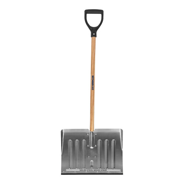 Seymour Midwest S400 Jobsite 18" Aluminum Snow Shovel with 41" Hardwood