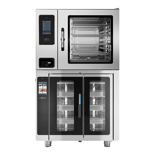 Alto-Shaam CV-K12 (1) Pre-Stacked 7.20 Gas Combi / F4 Electric Multi-Cook Oven Package - 208/240V, 3 Phase