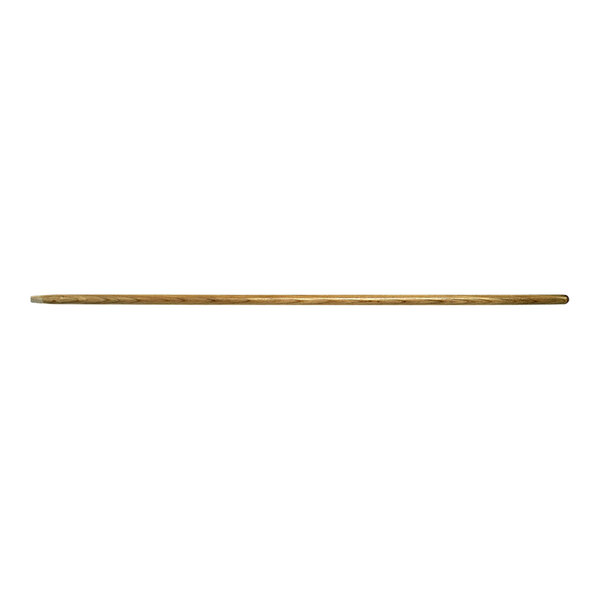 A long wooden stick on a white background.