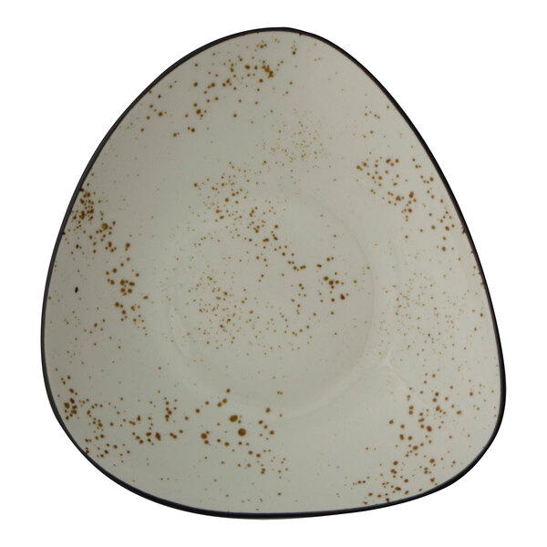 International Tableware Splash 20 oz. Creme Triangular Stoneware Pasta ...