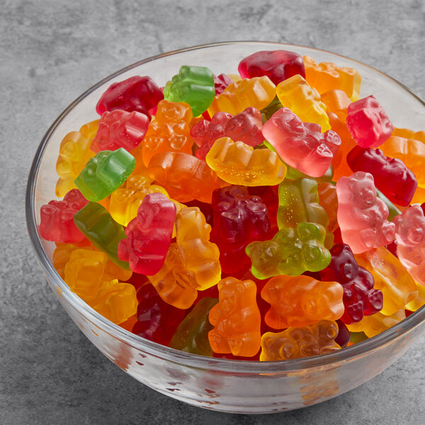 Albanese 5 Natural Flavor Gummi Bears 5 lb. 4/Case