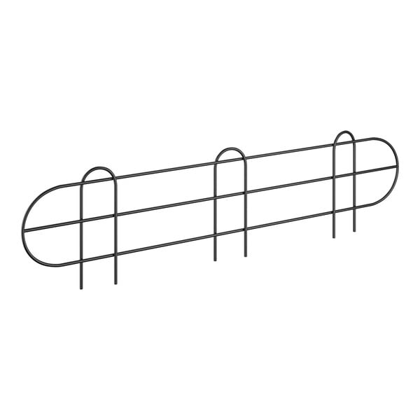 Regency 27 5/8" x 5 15/16" Black Epoxy Wire Shelf Ledge for 30" Wire Shelving