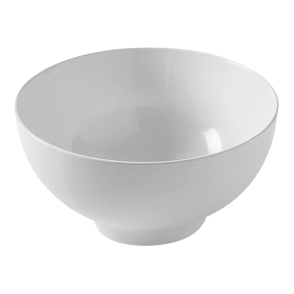 An American Metalcraft white melamine noodle bowl.