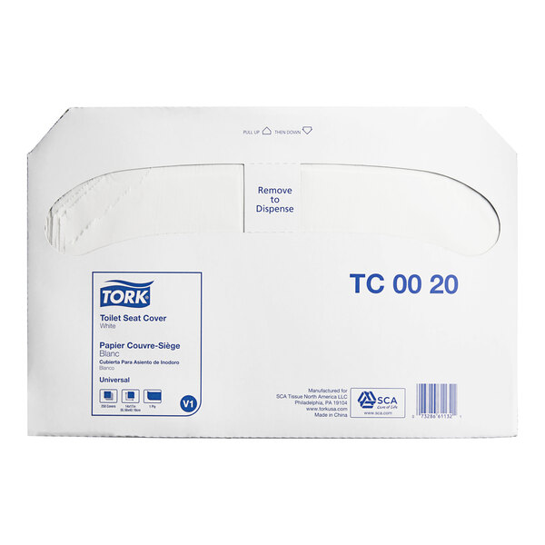 Tork Universal Half Fold Paper Toilet Seat Cover V1 5000/Case