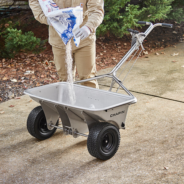 Chapin 200 lb. Professional Stainless Steel Rock Salt Spreader 8500B