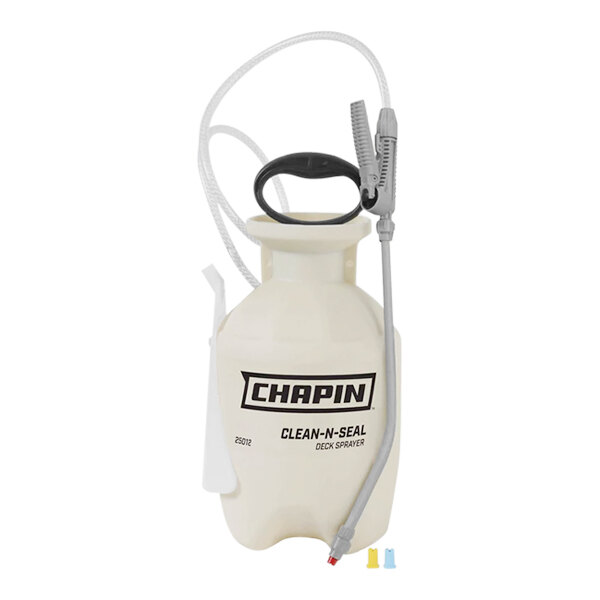 Chapin Clean 'N Seal 25012 1 Gallon Poly Deck Sprayer with Shield