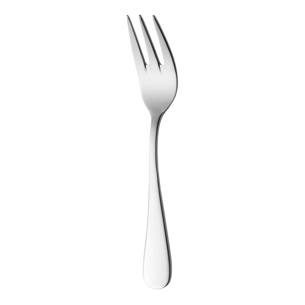 A RAK Youngstown stainless steel cake fork with a silver handle.