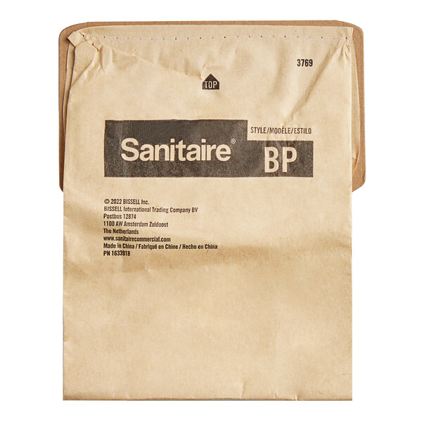 Sanitaire 3769 4 Qt. Paper Vacuum Bag for SC580A 5/Pack