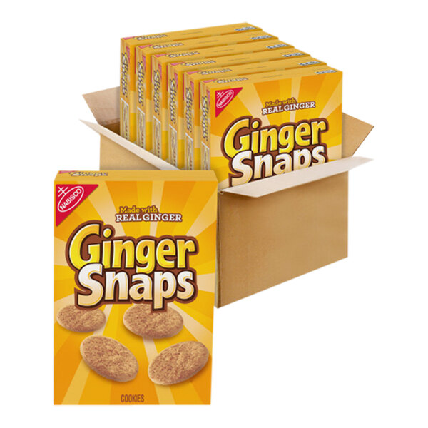 Nabisco Ginger Snaps Cookies 1 lb. 6/Case