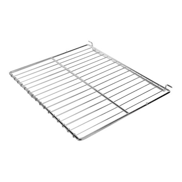An American Range stainless steel wire oven rack with a handle.