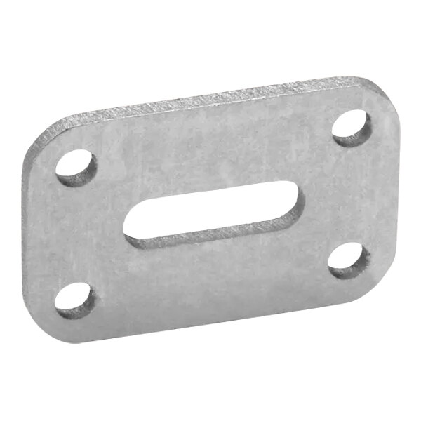 A silver rectangular Alto-Shaam gasket seal with holes.