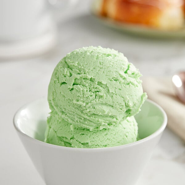 I. Rice Green Apple Hard Serve Ice Cream Flavor 1 Gallon