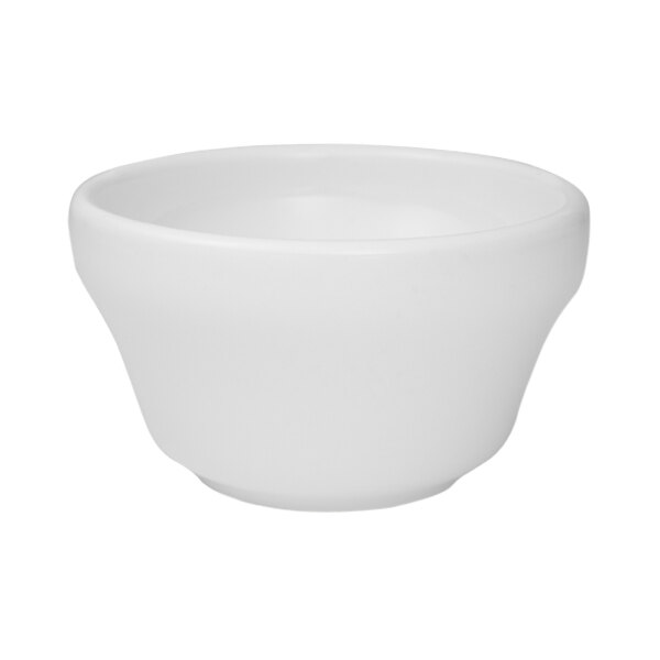 A RAK Youngstown ivory china bouillon bowl with a white background.