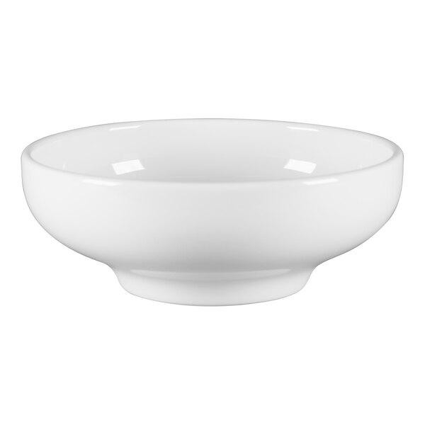 A RAK Youngstown ivory china bowl on a white background.