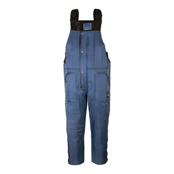 RefrigiWear Cooler Wear Navy Bib Overalls