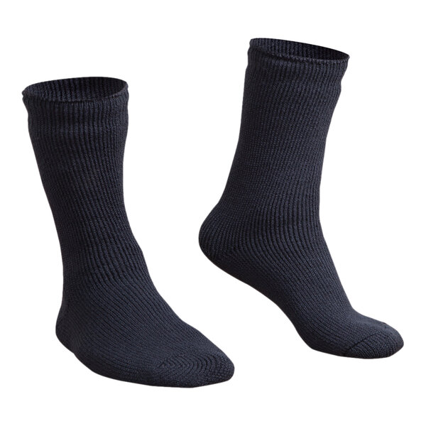 A pair of small/medium black RefrigiWear thermal socks.