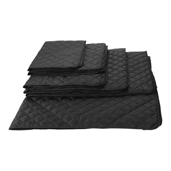 RefrigiWear 8' x 8' Black Insulated Standard Blanket 150BLBLK8X8