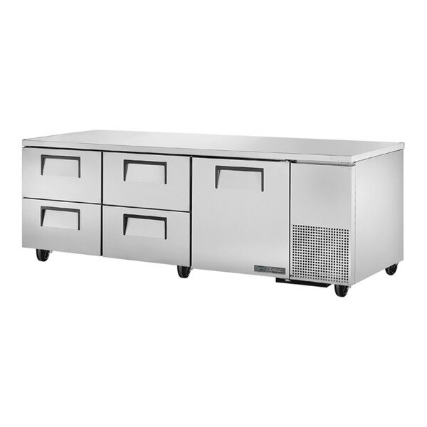 True TUC93D4HC 93 1/4" Undercounter Refrigerator with One Door and