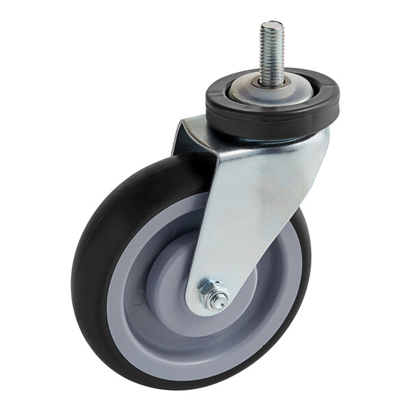 Regency 5" Rubber Swivel Caster for 6.3 and 8.5 Cu. Ft. Shopping Carts