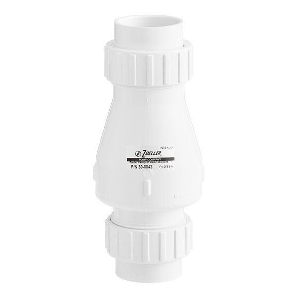Zoeller 300042 Quiet Check 2" White PVC Valve