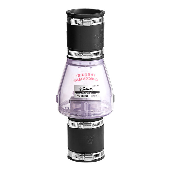 Zoeller 300244 Quiet Check 2" Clear PVC Valve