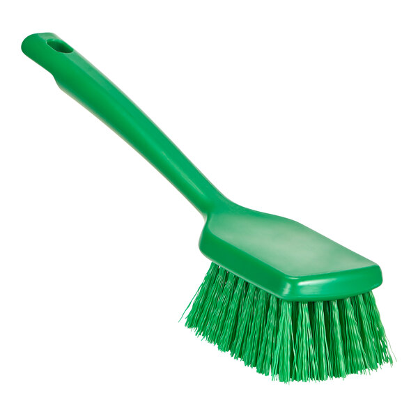A green Remco ColorCore washing brush with a short handle.