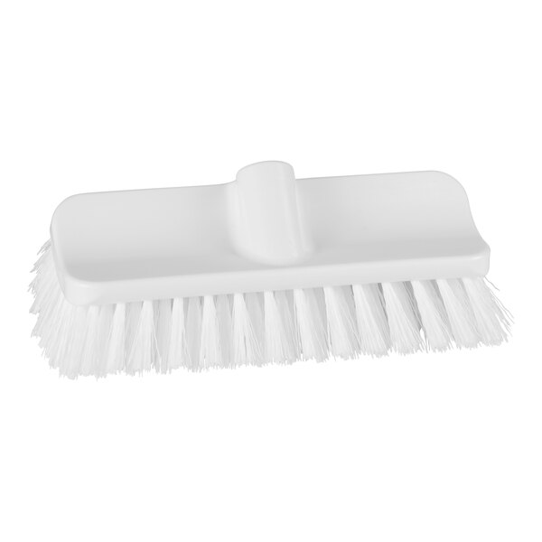 A Remco white high-low brush head with bristles.