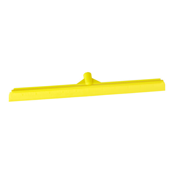 A yellow Remco ColorCore squeegee with a rubber blade and a yellow handle.