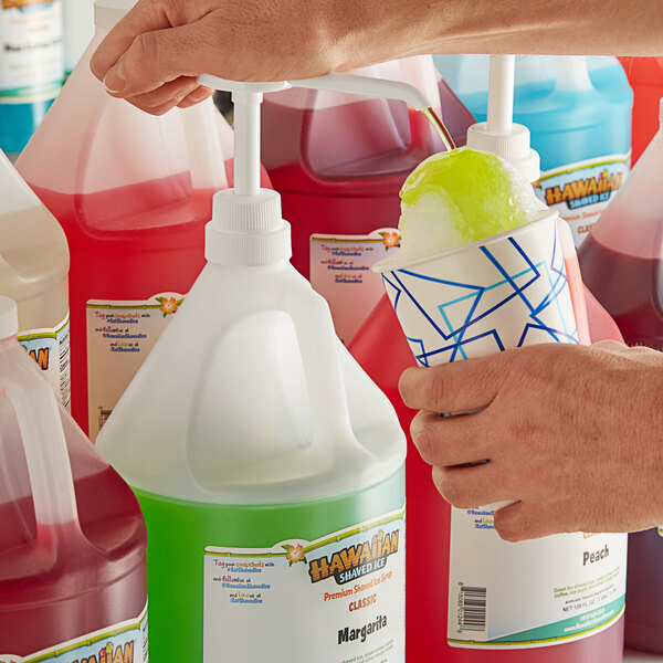 Hawaiian Shaved Ice Margarita Snow Cone Syrup 1 Gallon