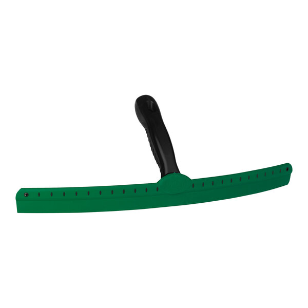 A green and black Vikan Transport Wipe-N-Shine squeegee.