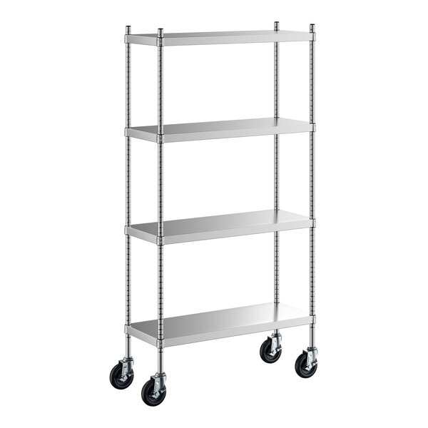 Regency Spec Line 14" x 36" x 70" NSF Solid Stainless Steel Mobile