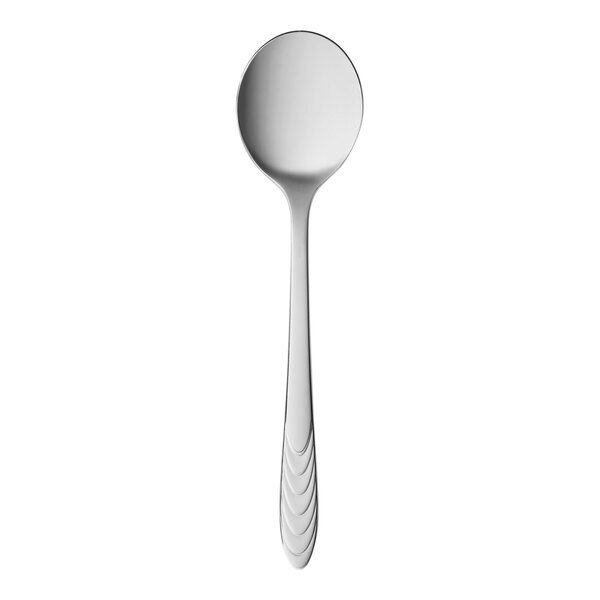 Reserve by Libbey Caparica 6 1/4" 18/10 Stainless Steel Extra Heavy Weight Bouillon Spoon - 12/Case