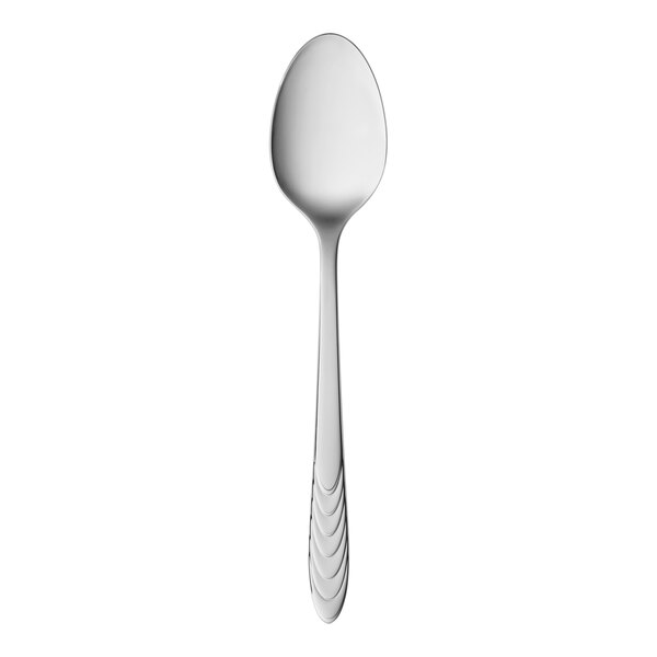 Reserve by Libbey Caparica 7 5/16" 18/10 Stainless Steel Extra Heavy Weight Dessert Spoon - 12/Case