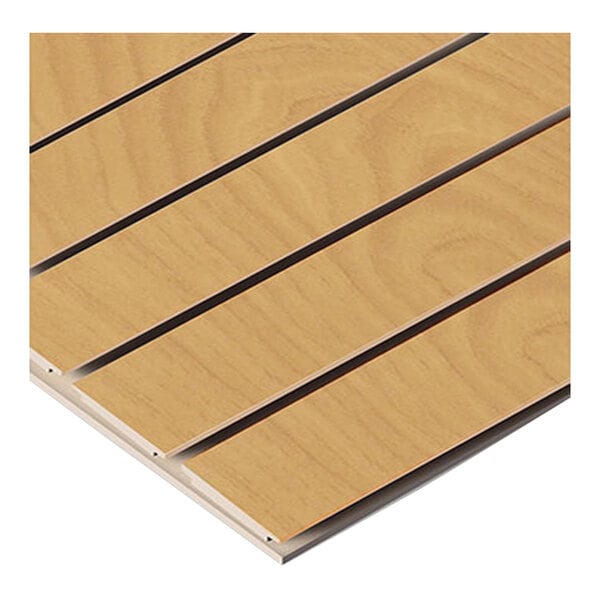 8' x 4' Maple Vertical Slatwall Panel