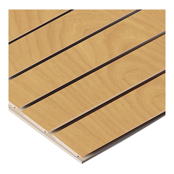 4'W x 8'H Maple Vertical Slatwall Panel