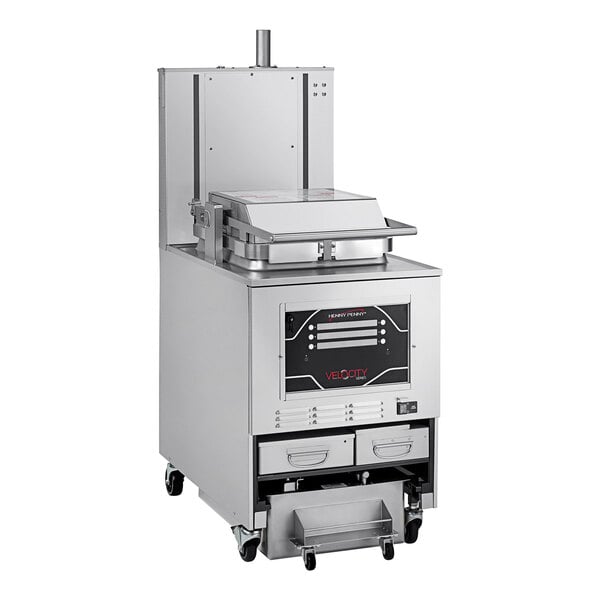 Henny Penny PXE-100.09 Velocity Series 8-Head Electric Pressure Fryer - 240V, 3 Phase