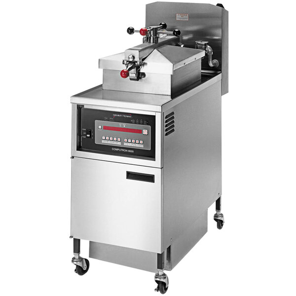 Henny Penny PFE-500.07 4-Head Electric Pressure Fryer with Computron 8000 Controls - 208V, 1 Phase