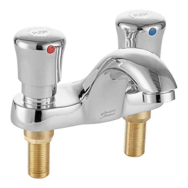 American Standard 1340227.002 0.5 GPM DeckMount Metering Faucet with 4" Centers
