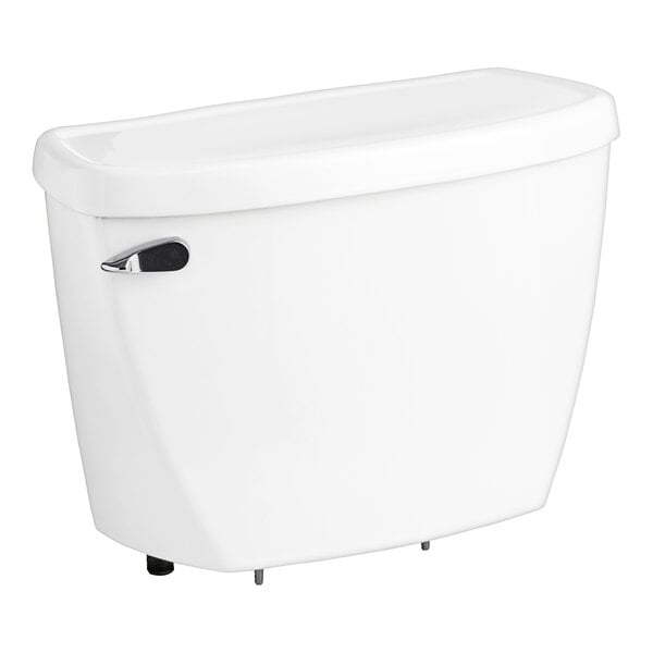 American Standard Yorkville FloWise Right Height 4142100.020 Vitreous China Pressure-Assisted Flushometer Toilet Tank with Lid - 1.1 GPF