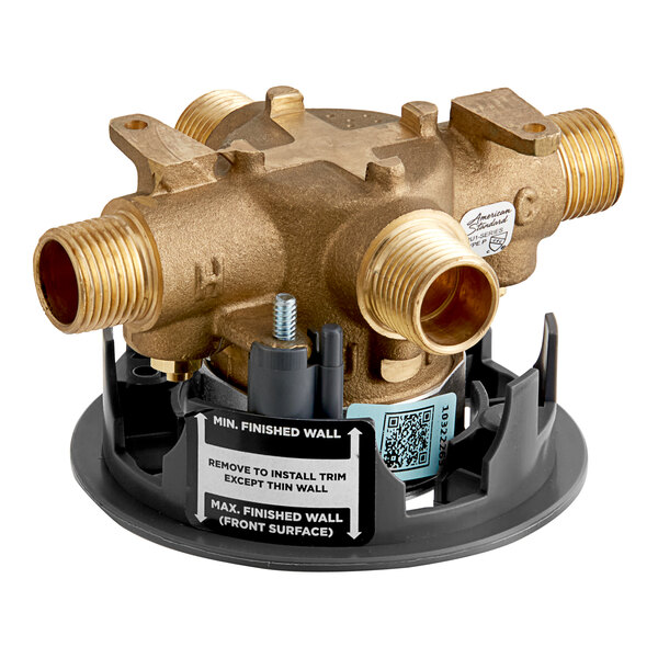 American Standard RU101SS Flash Rough-In Shower Valve Body with 1/2" Universal Inlets and Outlets and Screwdriver Stops