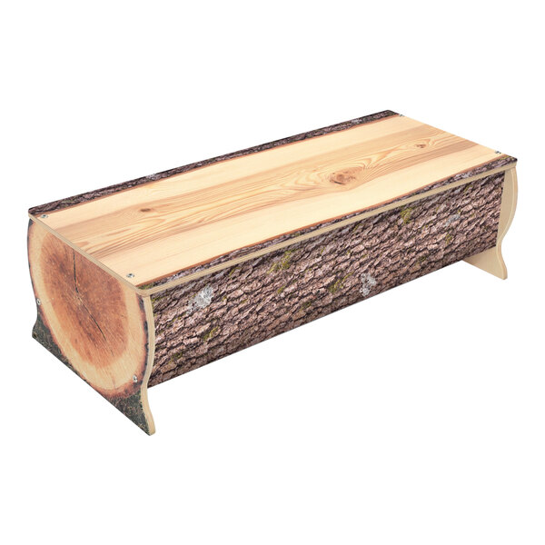 Whitney Brothers Nature View 34" Large Live Edge Wood Log Bench